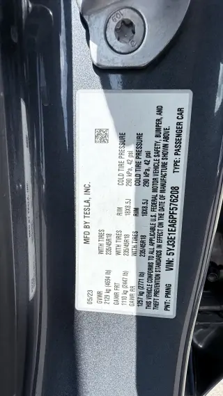 2023 Tesla Model 3