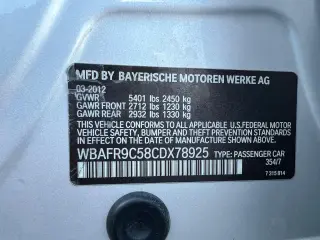 2012 BMW 5-Series
