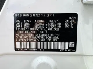 2022 Honda HR-V
