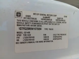 1998 GMC Savana G2500