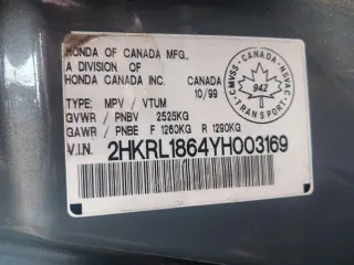 2000 Honda Odyssey