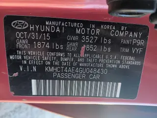 2016 Hyundai Accent