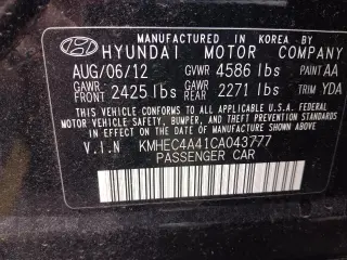 2012 Hyundai Sonata Hybrid