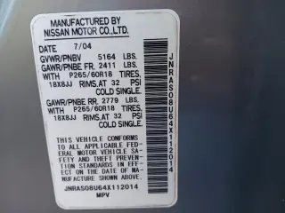 2004 Infiniti FX