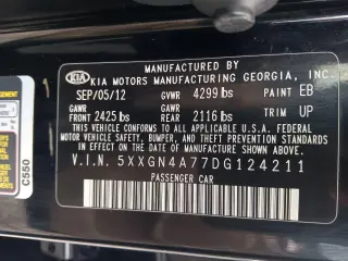 2013 Kia Optima