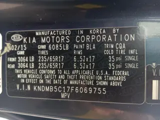 2015 Kia Sedona