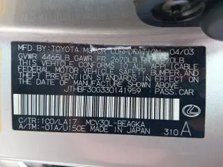 2003 Lexus ES 300