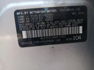 2017 Mitsubishi Mirage G4