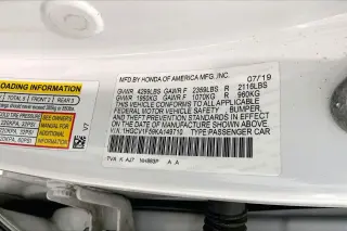 Honda Accord 2019 EX-L 4dr Sedan (1.5T I4)