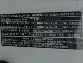 Nissan Altima 2024 2.5 S 4dr Sedan