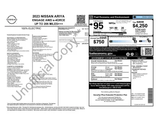 Nissan Ariya 2023 AWD Engage e-4ORCE 4dr Crossover