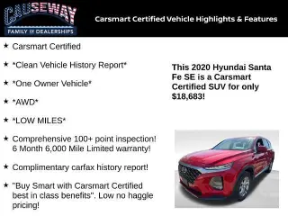 Hyundai SANTA FE 2020 AWD SE 4dr Crossover