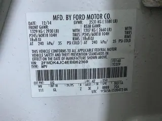 Ford Edge 2014 AWD SEL 4dr Crossover