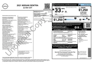 2021 Nissan Sentra