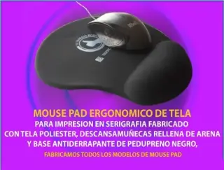 MOUSE PAD ERGONOMICO DE TELA