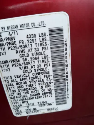 2011 Nissan Rogue