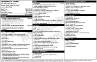 Kia Forte 2024 GT-Line 4dr Sedan