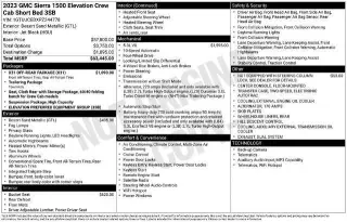 GMC Sierra 1500 2023 4x4 Elevation 4dr Crew Cab 5.8 ft. SB