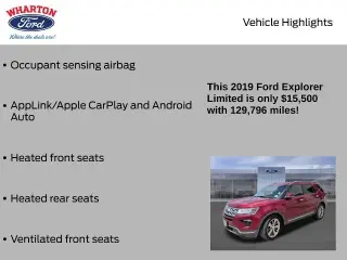 Ford Explorer 2019 Limited 4dr SUV
