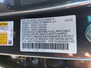 Honda Accord 2025 LX 4dr Sedan
