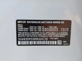 BMW X3 2024 sDrive30i 4dr Sports Activity Vehicle