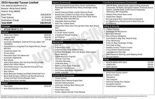 Hyundai TUCSON 2024 AWD Limited 4dr SUV