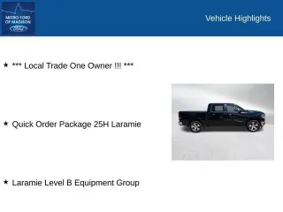 Ram 1500 2021 4x4 Laramie 4dr Crew Cab 5.6 ft. SB Pickup
