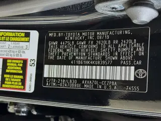 Toyota Camry 2019 XSE 4dr Sedan