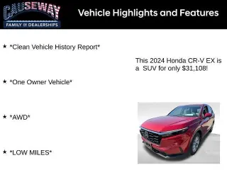 Honda CR-V 2024 AWD EX 4dr SUV