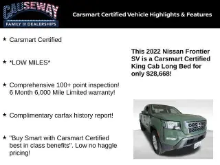 Nissan Frontier 2022 4x4 S 4dr King Cab 6.1 ft. SB