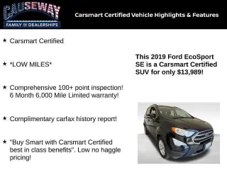 Ford EcoSport 2019 SE 4dr Crossover