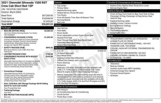Chevrolet Silverado 1500 2021 4x4 RST 4dr Crew Cab 5.8 ft. SB