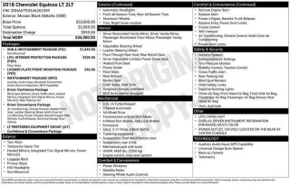 Chevrolet Equinox 2018 4x4 LT 4dr SUV w/2LT