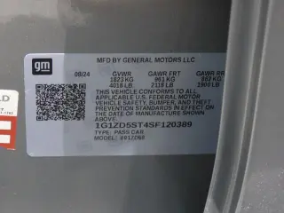 Chevrolet Malibu 2025 LT 4dr Sedan w/1LT
