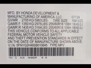 Honda Pilot 2025 EX-L 4dr SUV