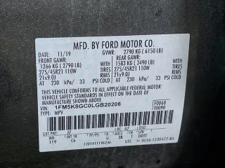Ford Explorer 2020 AWD ST 4dr SUV