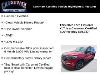 Ford Explorer 2022 AWD XLT 4dr SUV