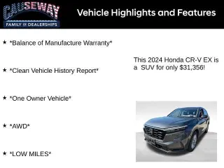 Honda CR-V 2024 AWD EX 4dr SUV
