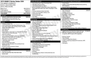 BMW 3 Series 2019 330i 4dr Sedan