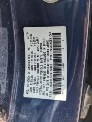Honda Accord 2014 EX 4dr Sedan CVT
