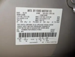Ford Explorer 2022 XLT 4dr SUV