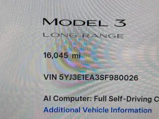 Tesla Model 3 2025 Long Range 4dr Fastback