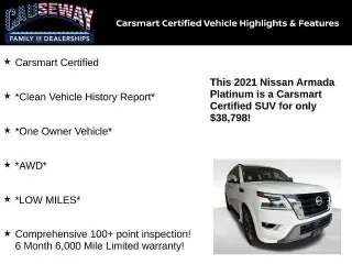 Nissan Armada 2021 4x4 Platinum 4dr SUV