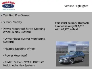 Subaru Outback 2024 AWD Limited 4dr Crossover