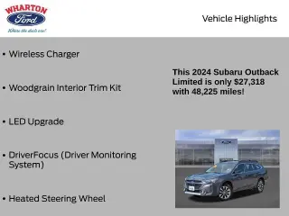 Subaru Outback 2024 AWD Limited 4dr Crossover