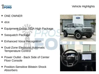 Ford Bronco 2023 4x4 Base Advanced 4dr SUV