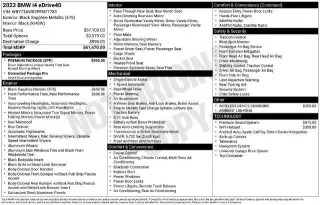BMW i4 2023 eDrive40 Gran Coupe 4dr Sedan