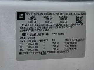 GMC Sierra 1500 2012 4x2 SL 4dr Crew Cab 5.8 ft. SB