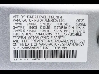 Honda CR-V Hybrid 2023 AWD Sport Touring 4dr SUV