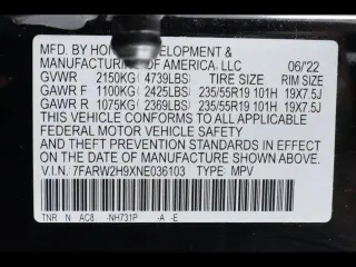 Honda CR-V 2022 AWD Touring 4dr SUV